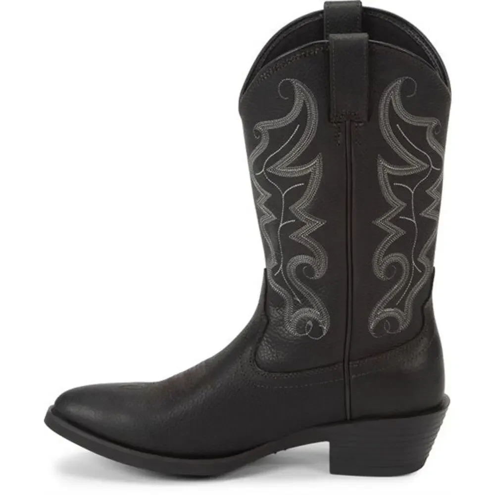 Justin Boots Western Buck Boots Cowboy Festival Fall Winter Classic 9.5